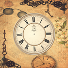 Beautiful Analog Vintage Clock ikona