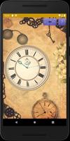 Beautiful Analog Vintage Clock plakat