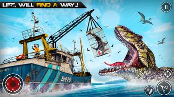 Dinosaur Hunting Gun Games Cartaz
