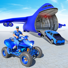 Quad Bike Car Transport Game আইকন