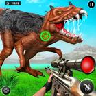 Wild Dinosaur Hunting Dino Sim ícone