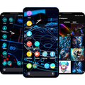 EX Launcher, motywy, tapety