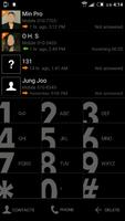 블랙 빅버튼 ExDialer 테마 (ver. 1) الملصق