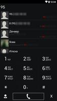 Dark WP7 theme for exDialer स्क्रीनशॉट 2