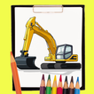 Excavator Coloring Book আইকন