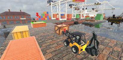 2 Schermata Escavatore bulldozer 3d