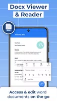 Ouvrir XLSX Lecteur PDF & Docx capture d'écran 4