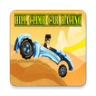 Hill climb car racing