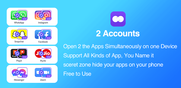 How to Download 2Accounts - Dual Apps Space APK Latest Version 4.5.8 for Android 2025 image