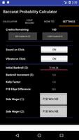 Baccarat Probability Calculato capture d'écran 2