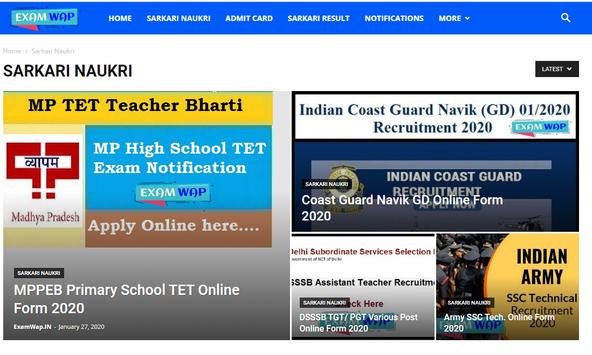 Examwap Sarkari Result Sarkari Naukri Jobs For Android Apk Download
