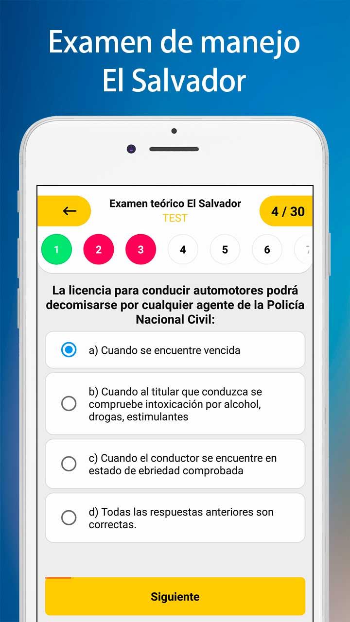 Examen vmt El Salvador APK برای دانلود اندروید