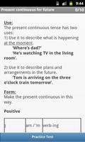 English Tenses اسکرین شاٹ 3