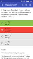 SAT Maths Test With Calculator स्क्रीनशॉट 1