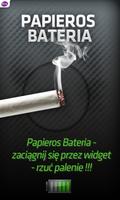 Papieros Bateria Widget plakat