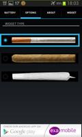 Bateria Cigarro Widget Cartaz