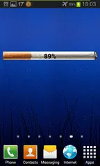 Скачать Виджет сигарета батареи APK