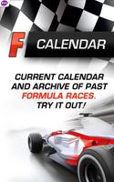 Formula 2025 Calendar poster