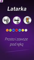 Latarka LED plakat