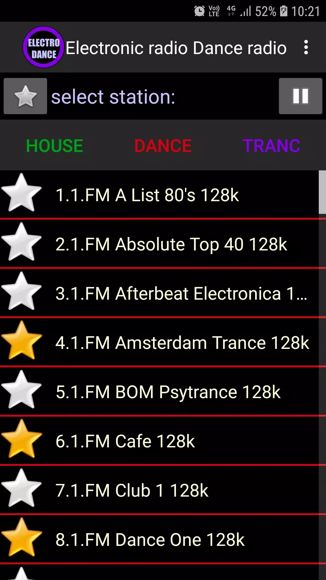 Descarga de APK de Electrónica radio Dance radio para Android