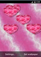 Animated Hearts Live wallpaper capture d'écran 1