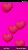 Animated Hearts Live wallpaper capture d'écran 2
