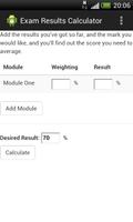 Exam Results Calculator captura de pantalla 1