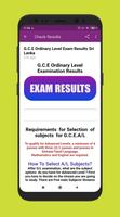 O/L Exam Results (සා.පෙළ) capture d'écran 2
