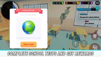Anime School City Life Sim 3D capture d'écran 3