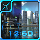 City Fireworks Live Wallpaper أيقونة
