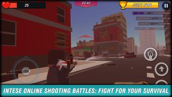 Pixel Block Battle Gun 3D ảnh chụp màn hình 2