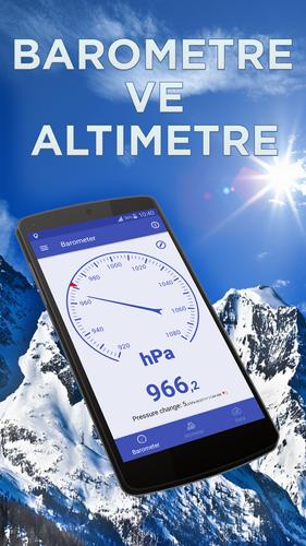 android icin barometre ve altimetre