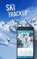 स्की ट्रैकर - स्कीइंग ट्रैकिंग पोस्टर