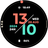 EXD039: Minimal Watch Face