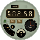 EXD133: Digital Retro Watch APK