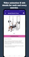 Gym Workout & Fitness Trainer capture d'écran 3