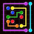 Unir puntos: Líneas de colores