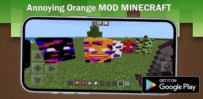 Annoying Orange mod for Mcpe Poster