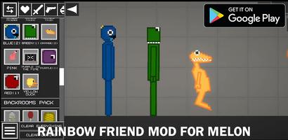 Mod Melon Rainbow Friends الملصق