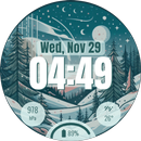 EXD020: Winter Watch Face APK