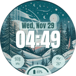 EXD020: Winter Watch Face