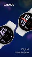 EXD026: Digital Watch Face Cartaz