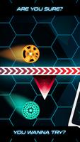 Space Geometry Challenge: Neon poster