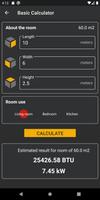 BTU Calculator - AC, Heat Pump ภาพหน้าจอ 1