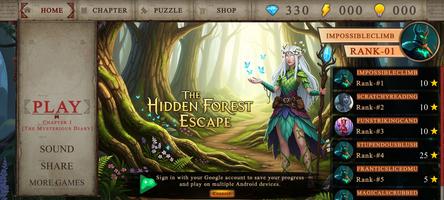 Escape Games : Hidden Forest Cartaz