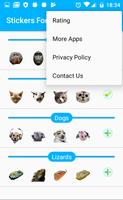 Funny Animals WASticker App تصوير الشاشة 1