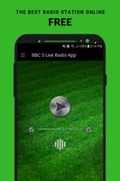 BBC 5 Live Radio App Affiche