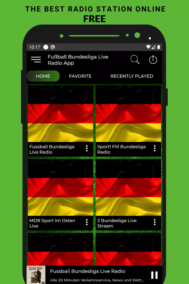 Fußball Bundesliga App Kostenlos Live Radio Online для Андроид - скачать APK