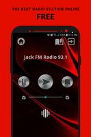 Jack FM Radio 93.1 App USA Free Online Affiche