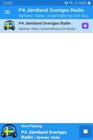 P4 Jämtland Sveriges Radio 포스터